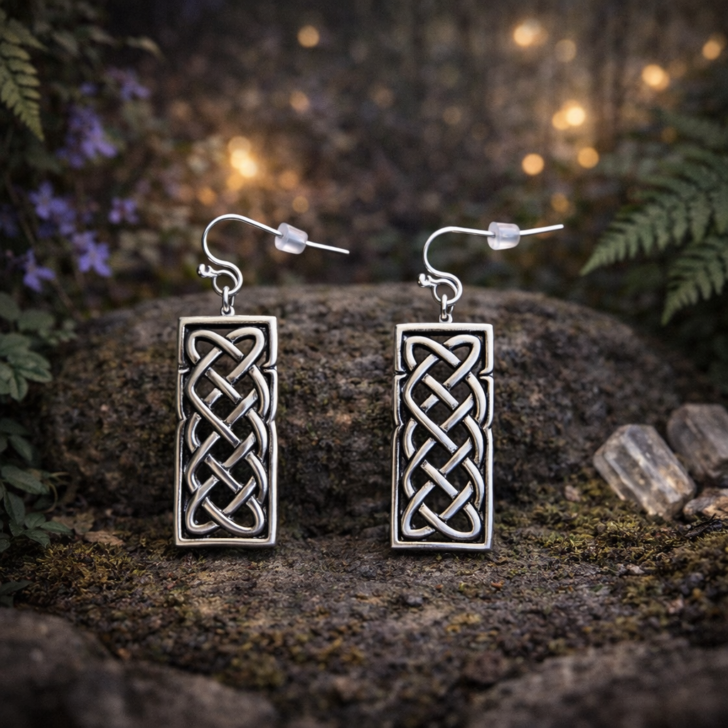 Boucles d'oreilles couleur argent - Modèle 2
