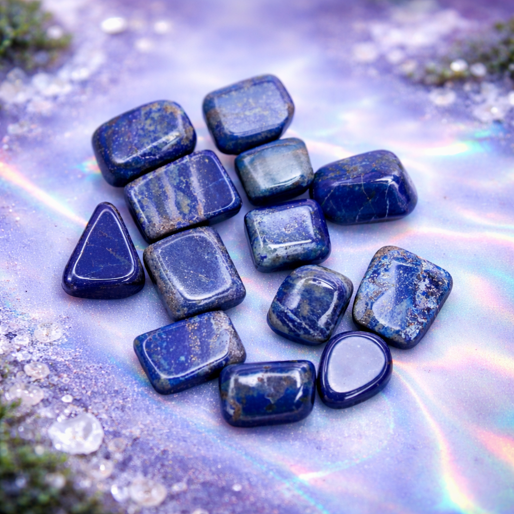 Lapis-Lazuli en Galet (Stress, Migraines, Insomnie, Colère, Confiance en soi, Maux de ventre)