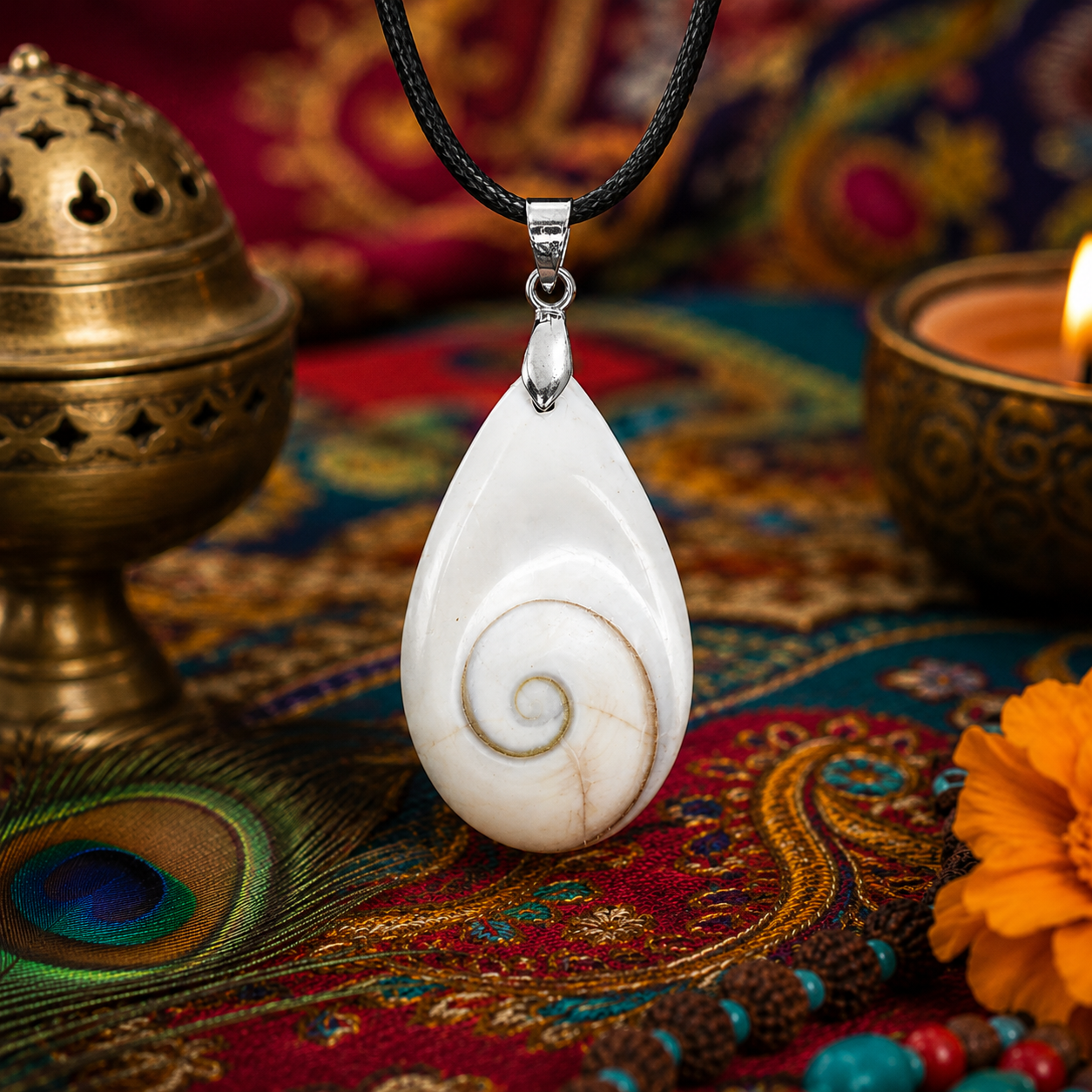 Pendentif "Gomati Chakra"