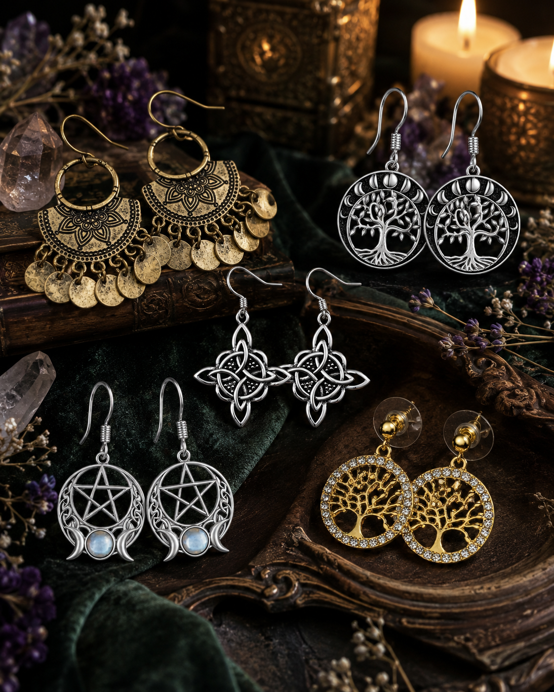 Boucles d'Oreilles Fantaisie