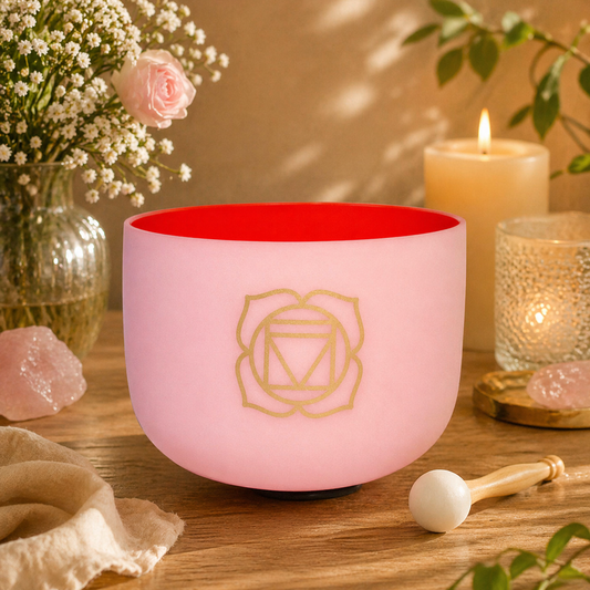 Bol Chantant en Cristal - Chakra Racine