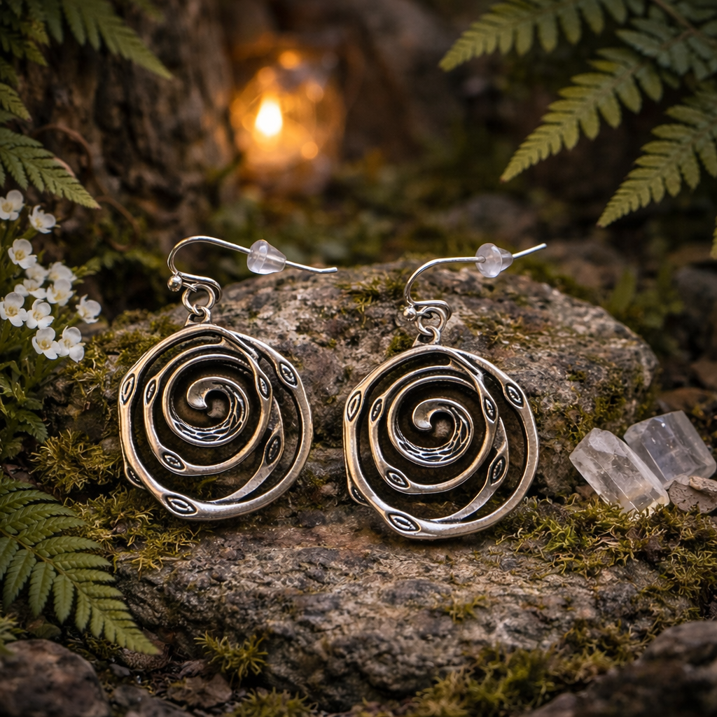 Boucles d'oreilles couleur argent - Modèle 3