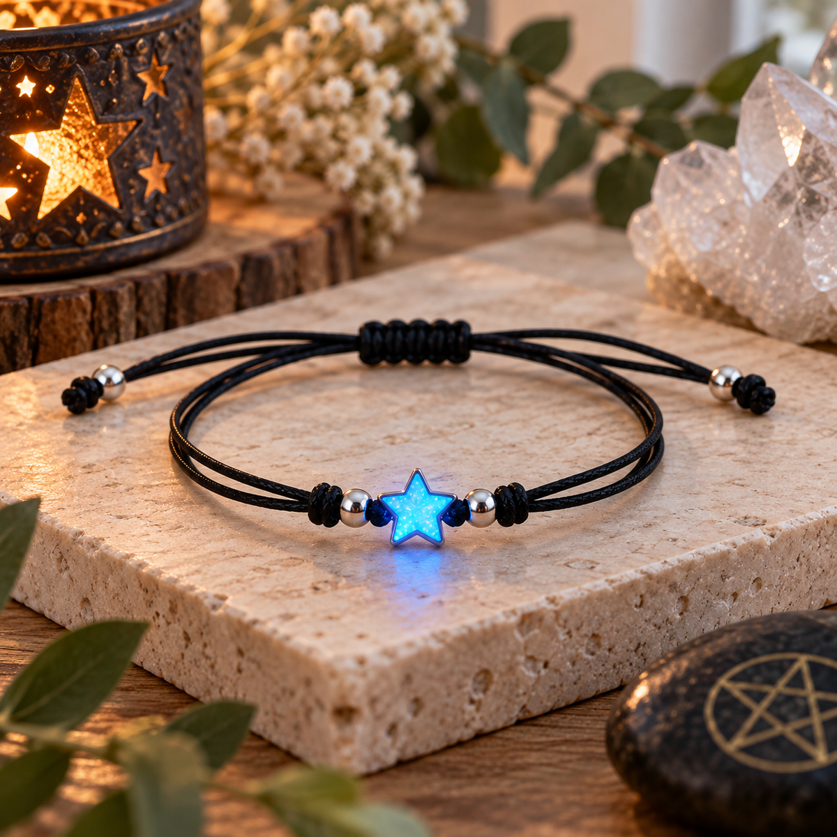 Bracelet Étoile Luminescente – Éclat Céleste