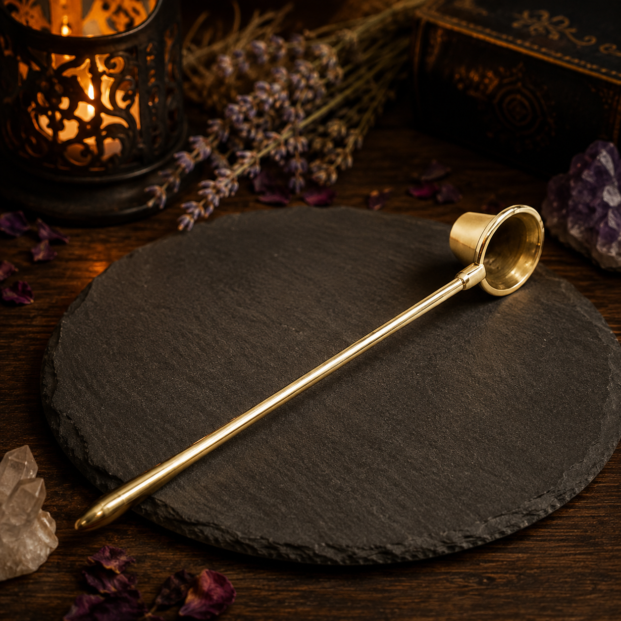 Éteignoir à Bougie en Laiton – 19 cm