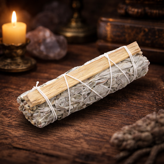 Fagot Sauge Blanche et Palo Santo (Purification, Dégagement)