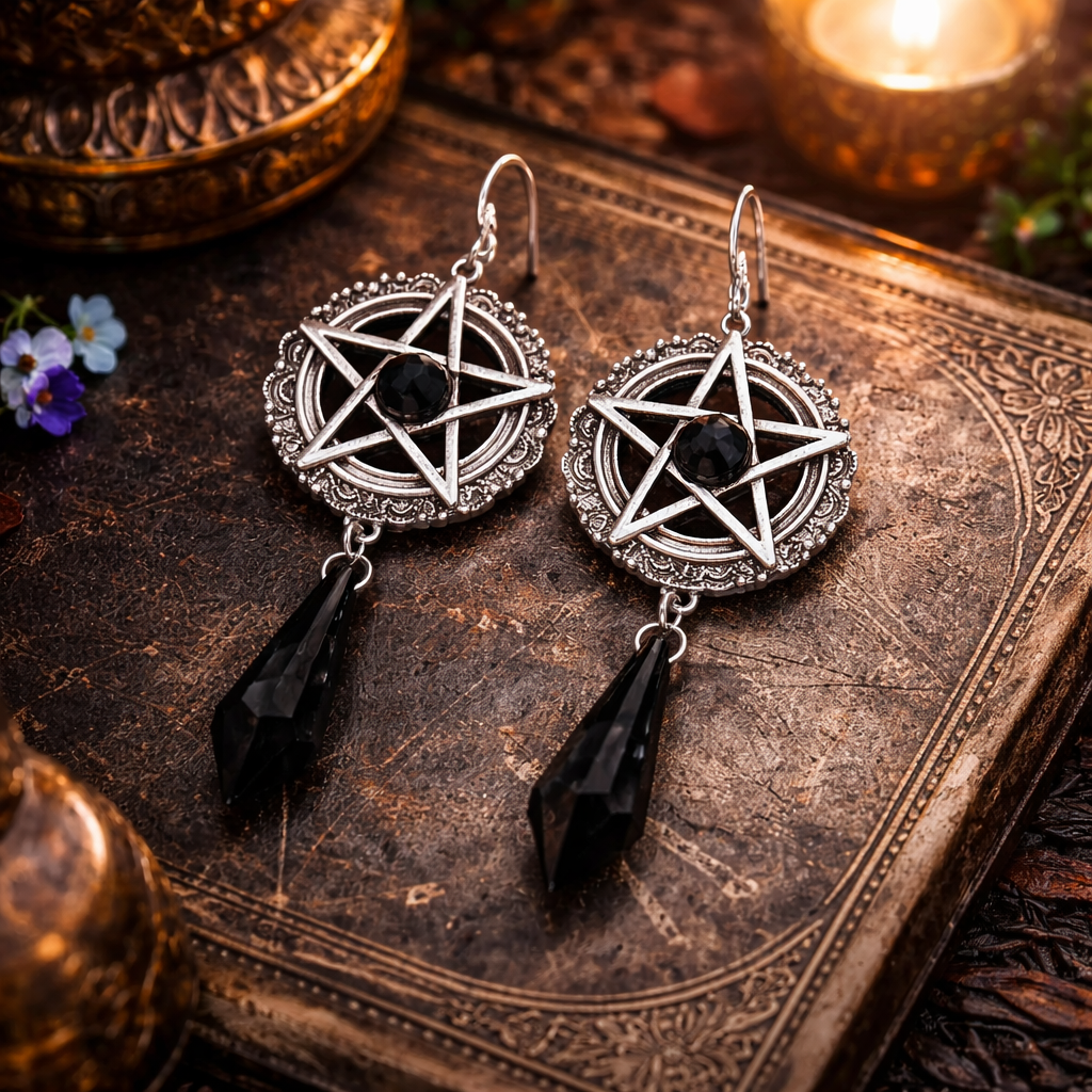 Boucles d'oreilles "Obscura"