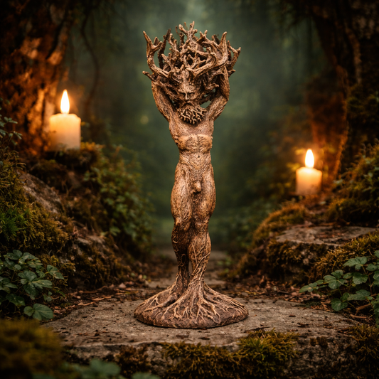 Statuette de Cernunnos en résine (15cm)