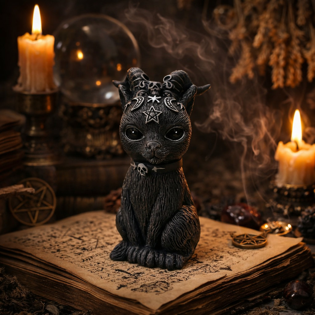 Statuette Chat - Démon