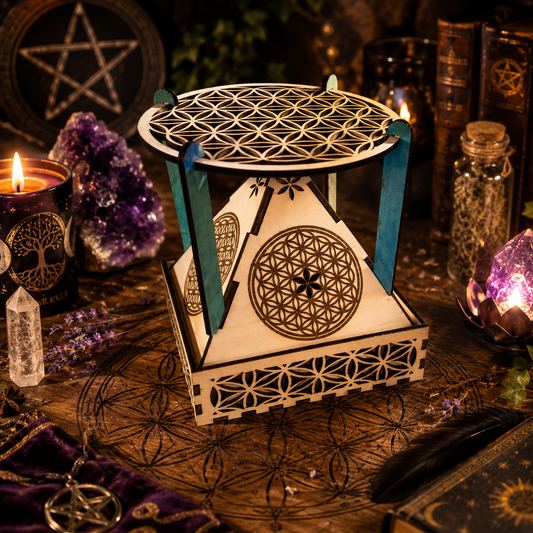 Encensoir pour cônes avec Fleur de Vie - Mod 1