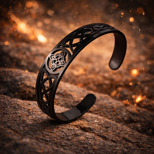 Bracelet "Nœud de Sorcière" - Noir