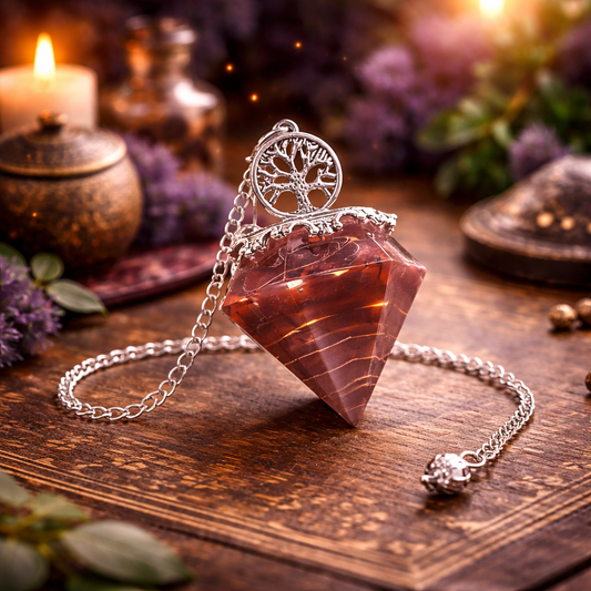 Pendule Arbre de Vie Orgonite - Jaspe