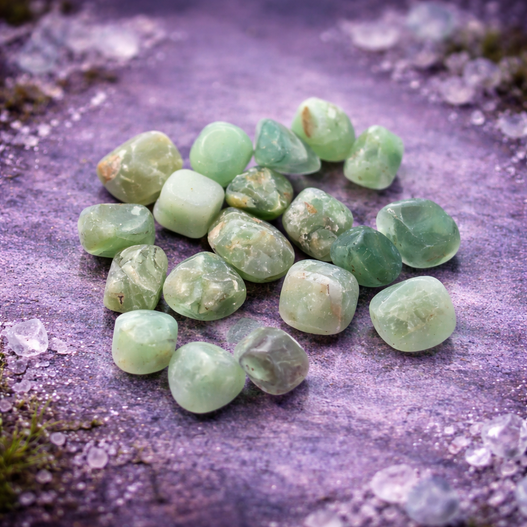 Fluorite roulée (Espoir, Aura, Chakra du Cœur, Epuisement, Développement spirituel, Paix intérieure)