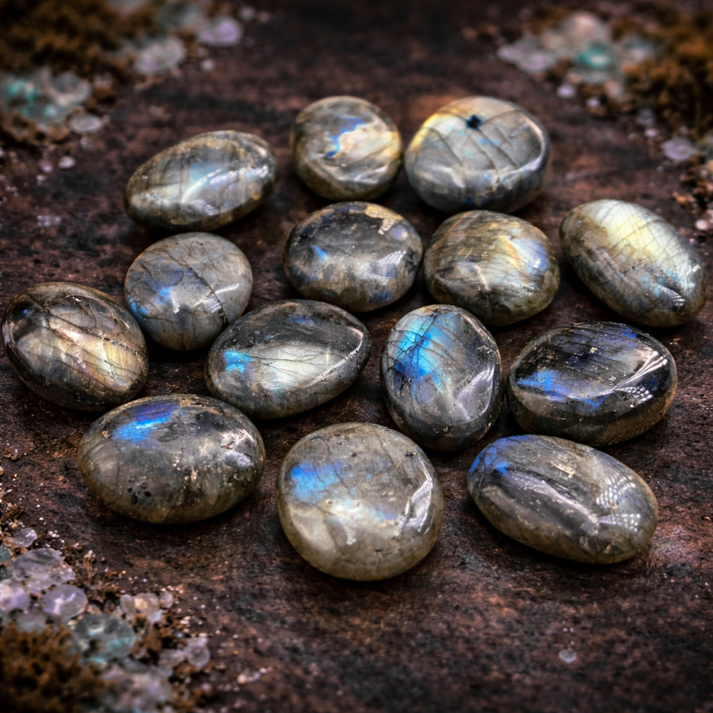 Labradorite polie (Protection, Ouverture d'esprit, Clairvoyance)