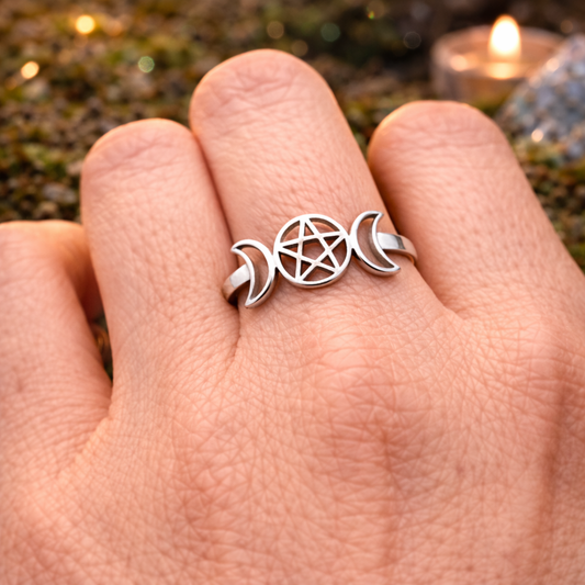 Bague "Wicca"