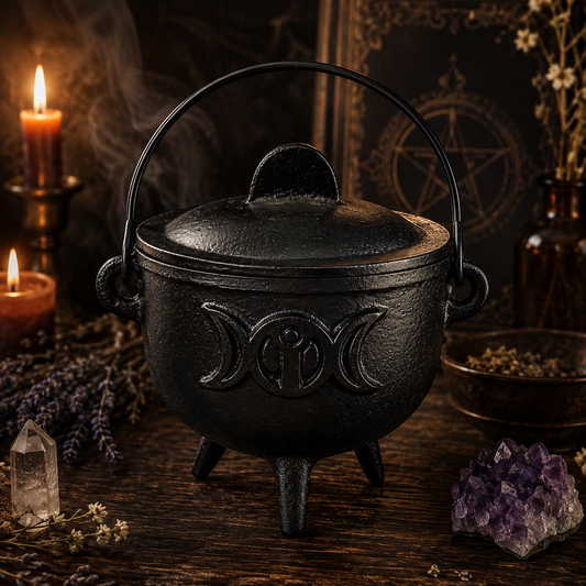 Chaudron en fonte - Wicca