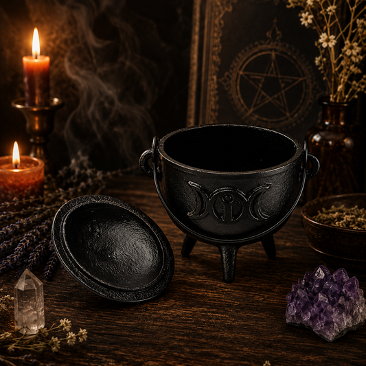 Chaudron en fonte - Wicca