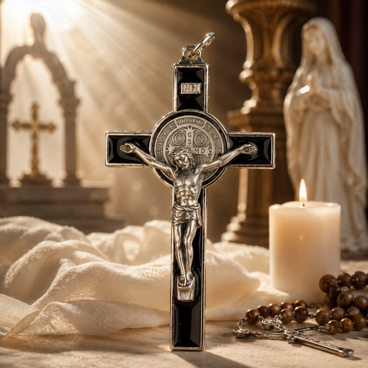 Crucifix de St Benoît noir (Protège son possesseur)