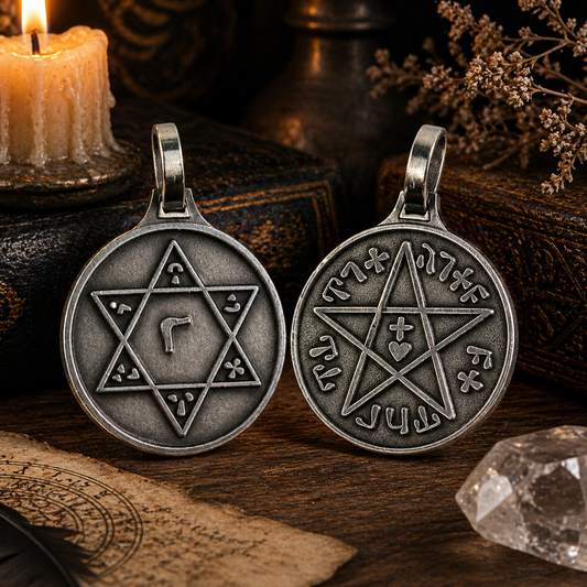 Médaille Sceau De Salomon - Argentée
