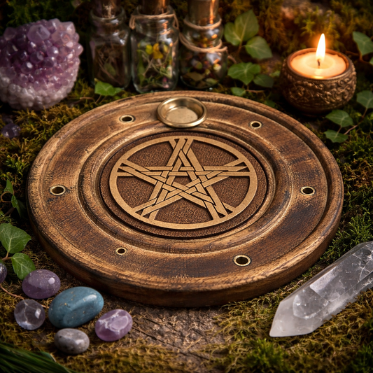 Porte-encens bâtonnets et cônes - Pentacle